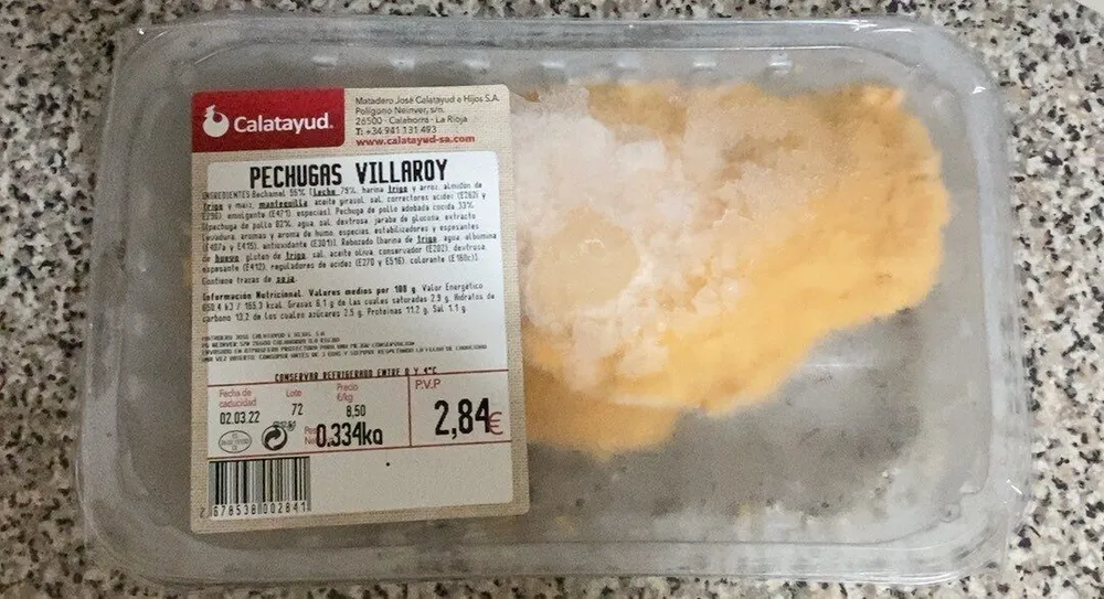 Pechugas villaroy