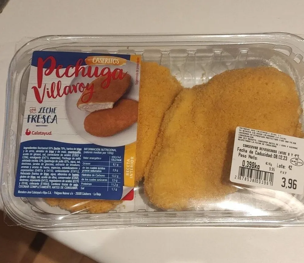 Pechuga villaroy