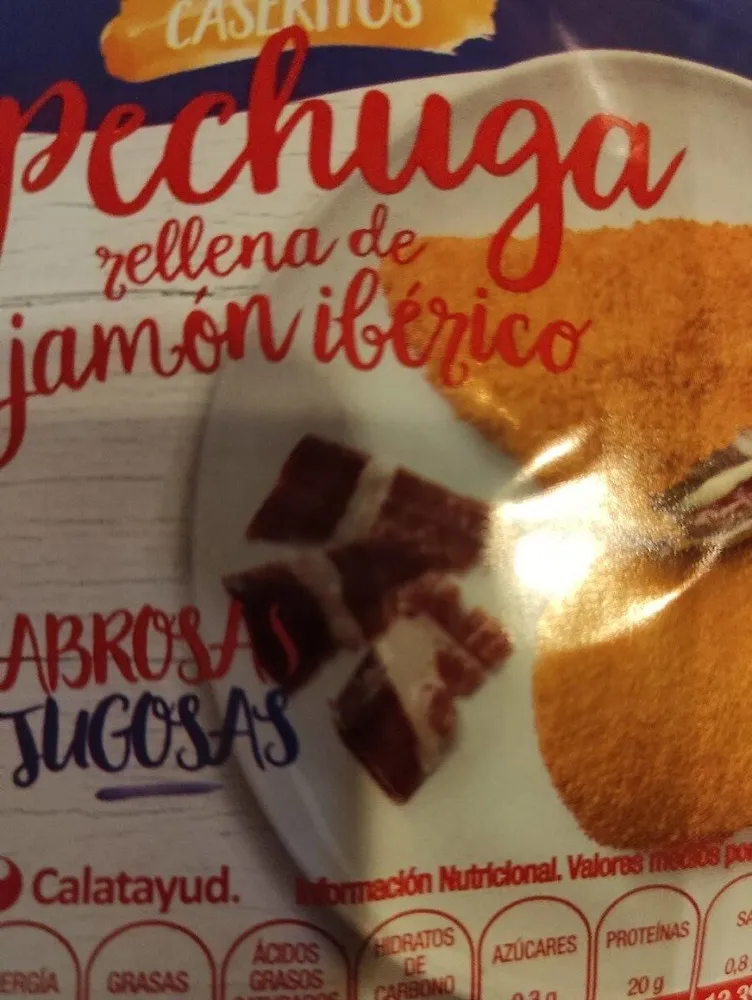 Pechuga rellena jamón ibérico