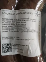 Boudin aux châtaignes