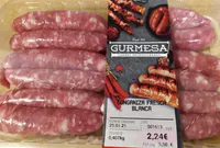 Longaniza fresca blanca