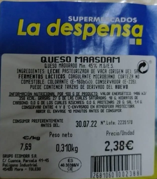 Queso maasdam