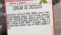 Lenguas de chocolate