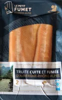 Filet de truite. Fumee a chaud