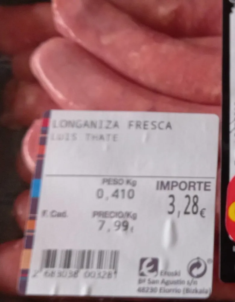 Longaniza fresca