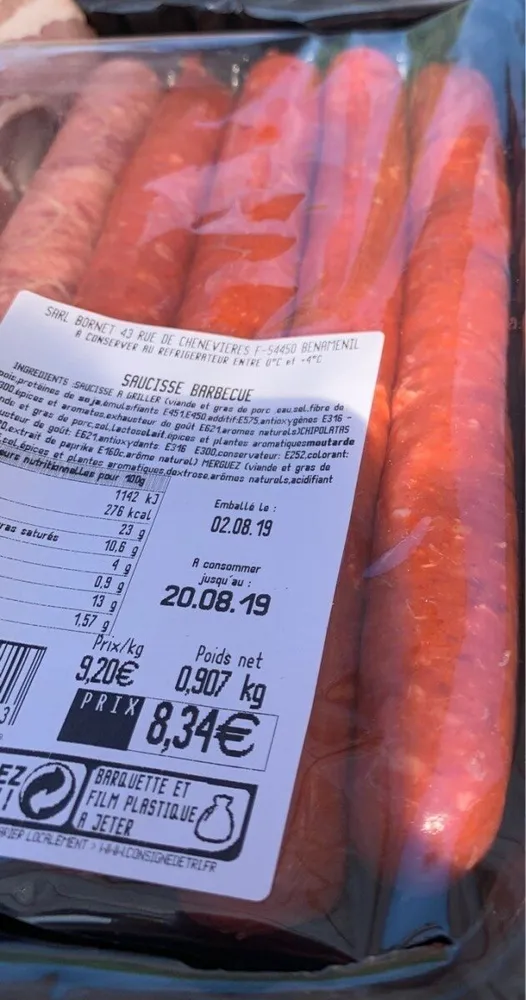 Saucisse barbecue