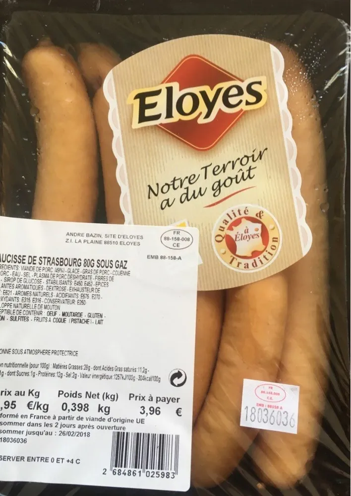 Saucisses de strasbourg