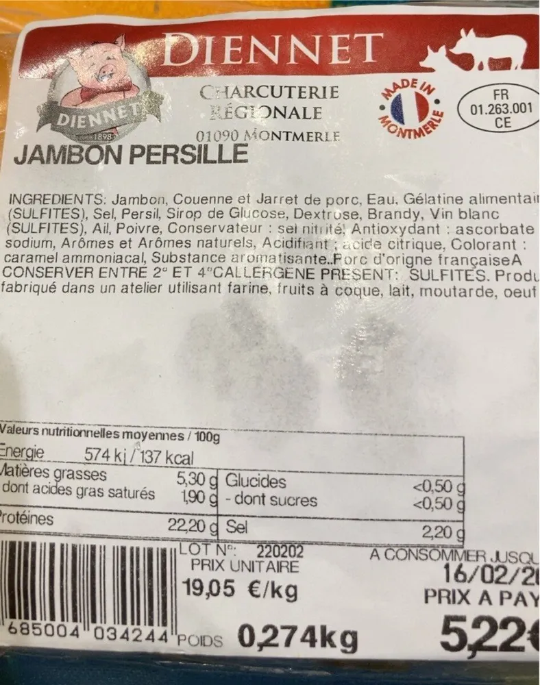 Jambon persillé