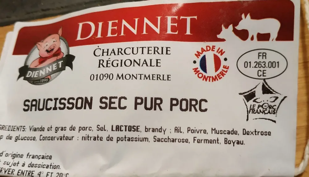 Saucisson sec pur porc