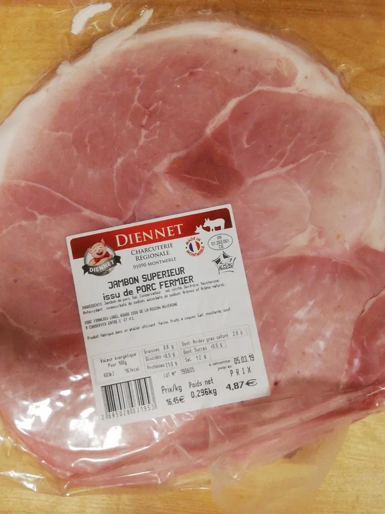 Jambon supérieur