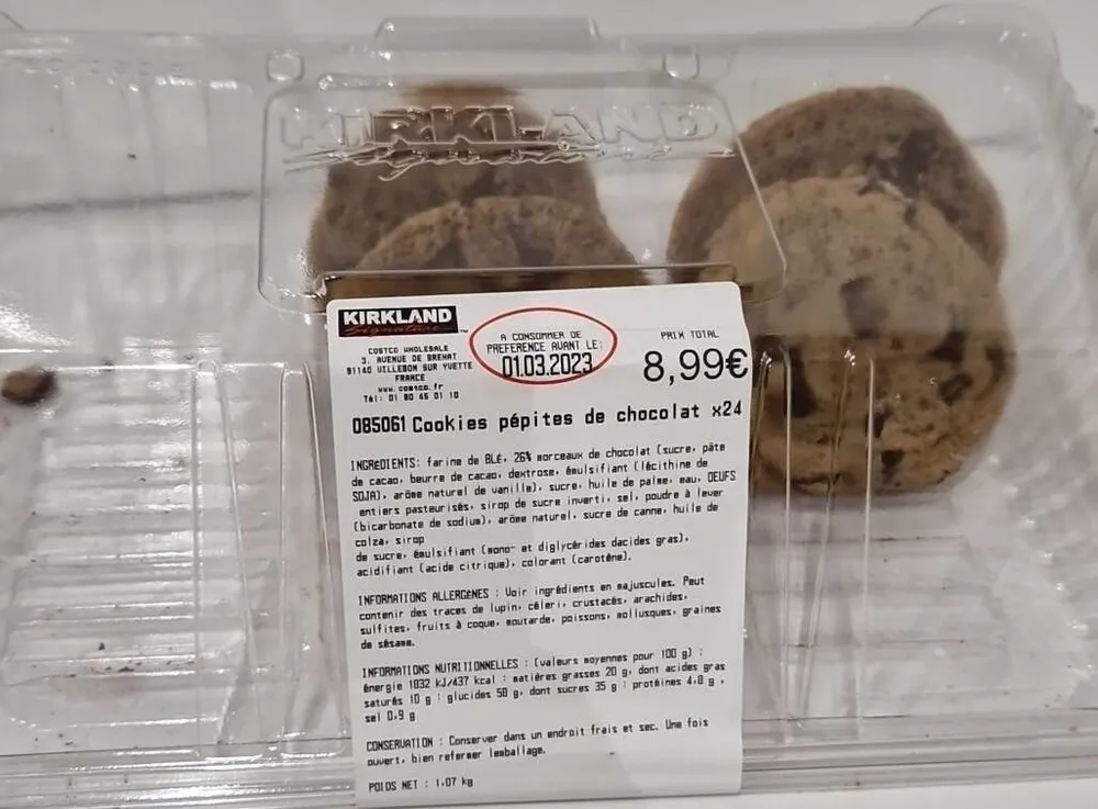 Cookies pépites de chocolat