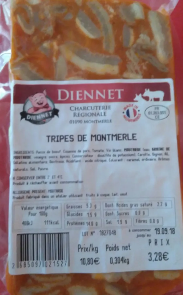 tripes de Montmerle