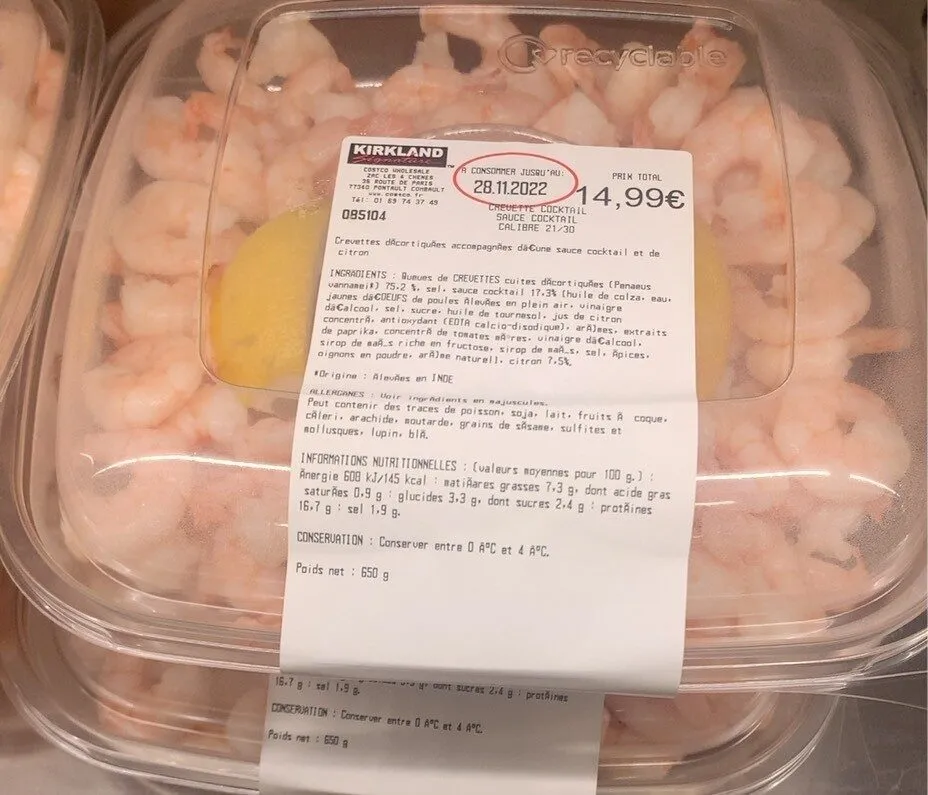 Crevettes, cocktail