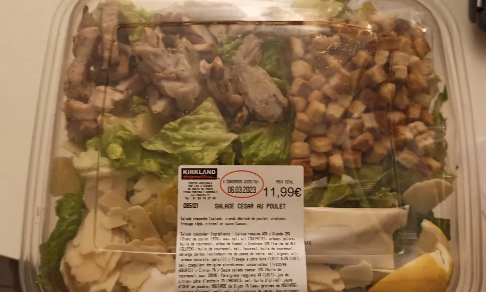 Salade cesar au poulet