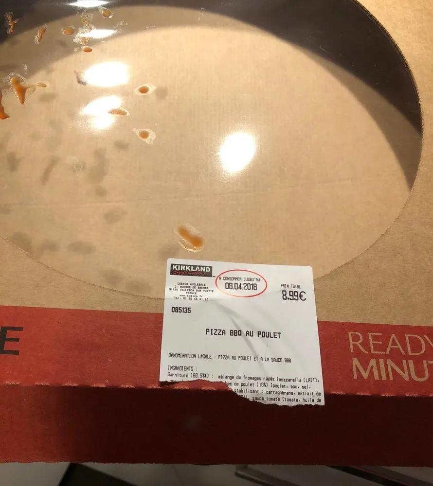 Pizza Costco poulet barbecue