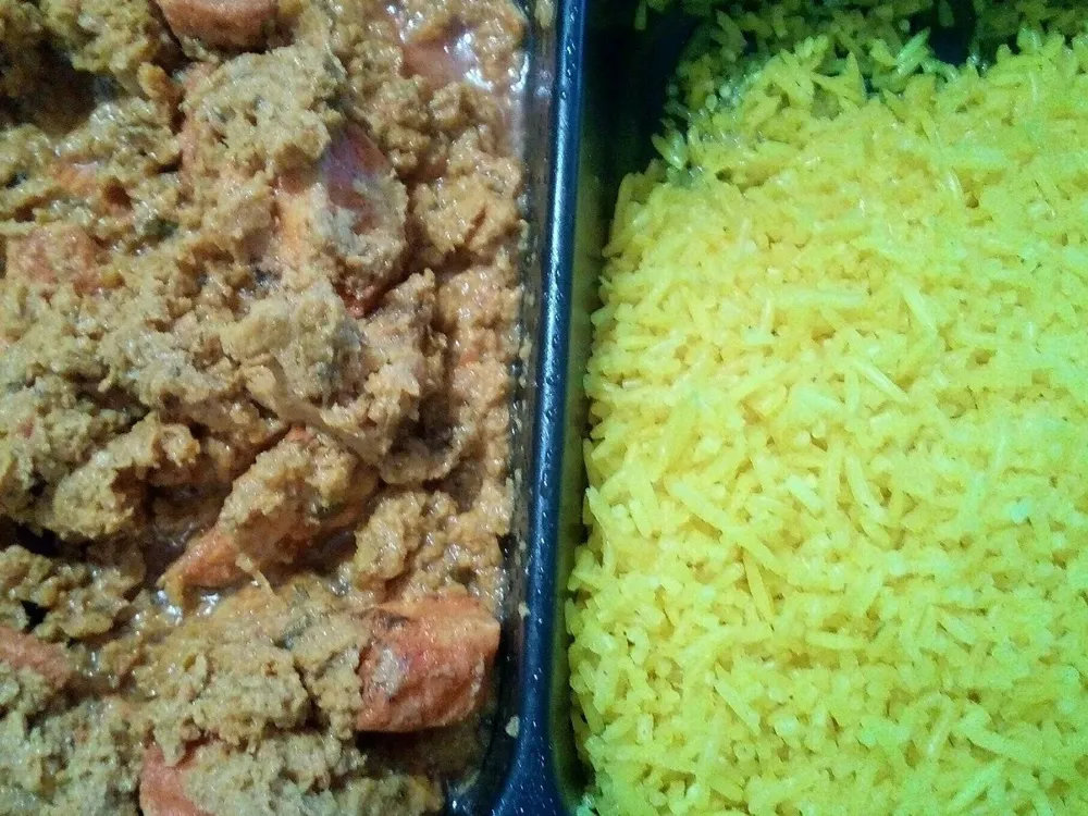 Tikka massala au poulet et riz