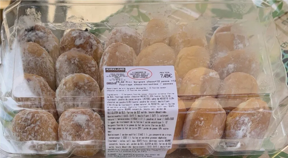Mini beignet choco / pomme