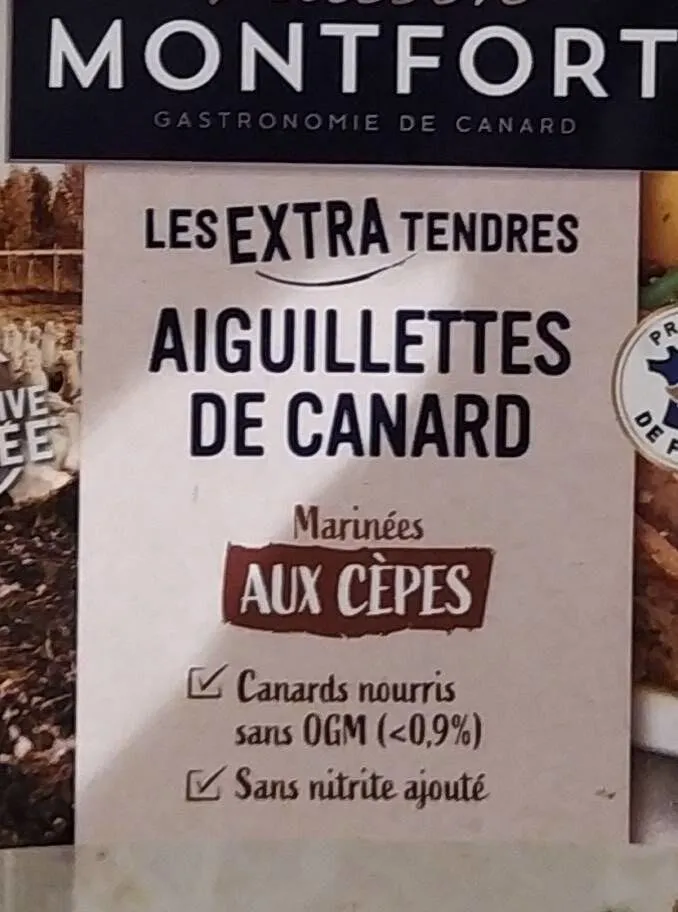 Aiguillettes de Canard marinées aux cèpes