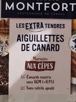 Aiguillettes de Canard marinées aux cèpes