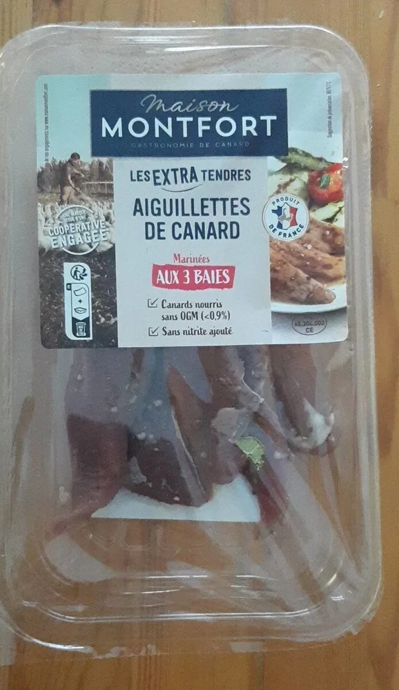 Aiguillettes de canard marinés aux 3 baies