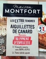 Aiguillettes de canard marinées au piment d'espelette