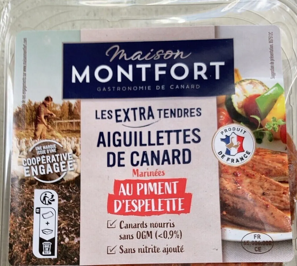 Aiguillettes de canard