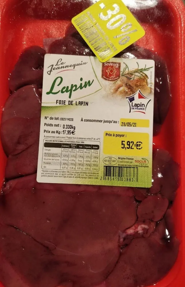 Foie de lapin