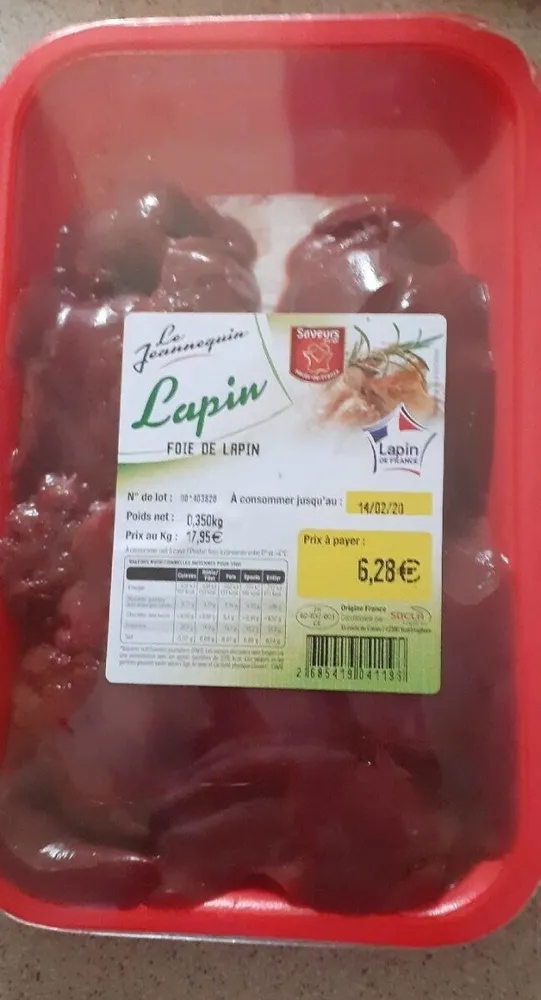Foie de lapin