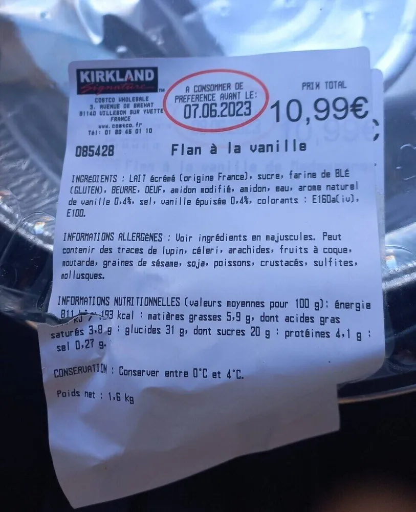 Flan à la vanille