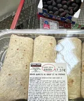Burrito au bœuf et au fromage