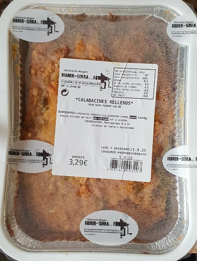Calabacines rellenos
