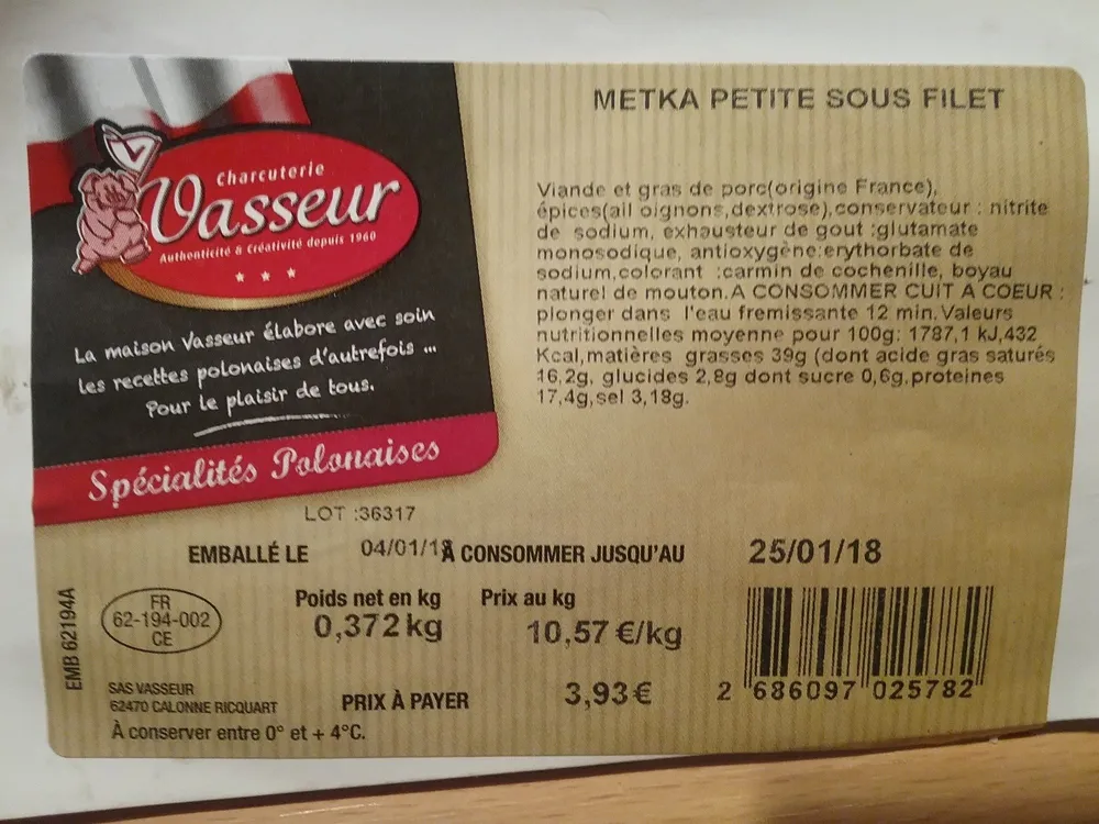 Metka Petite Sous Filet
