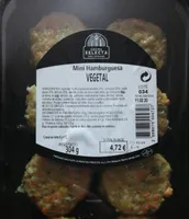 Mini hamburguesa vegetal