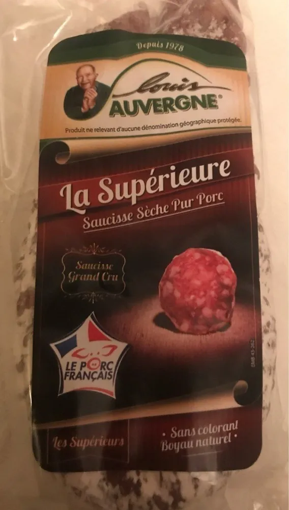 La superieur saucisse seche pur porc