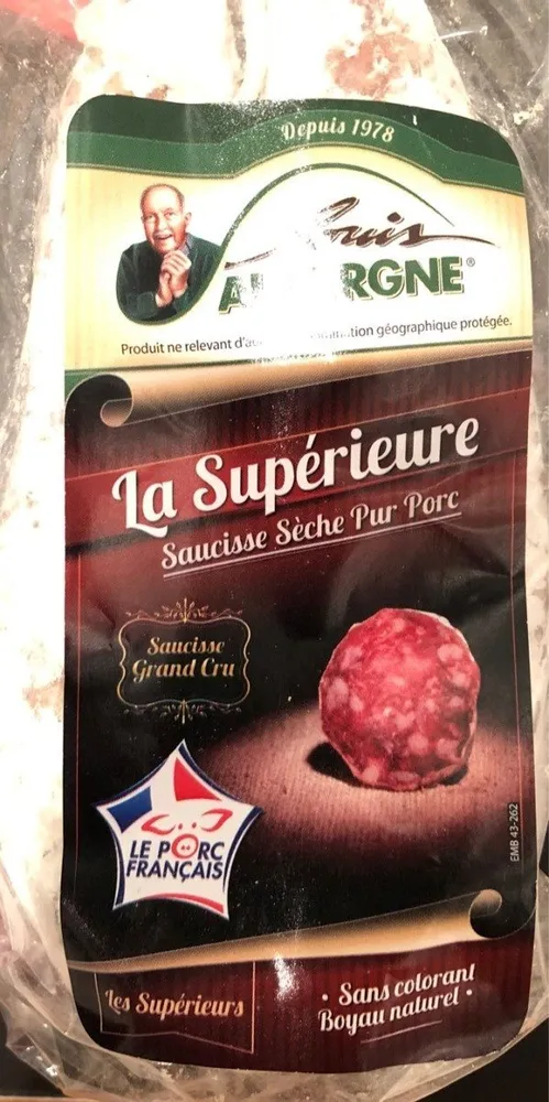 La supérieure saucisse sèche pur porc