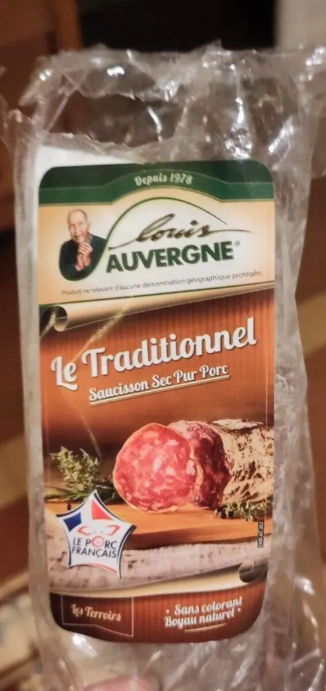 Saucisson sec pur porc traditionnel