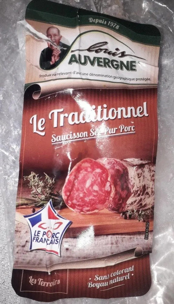 Le Traditionnel  saucisson sec pour porc