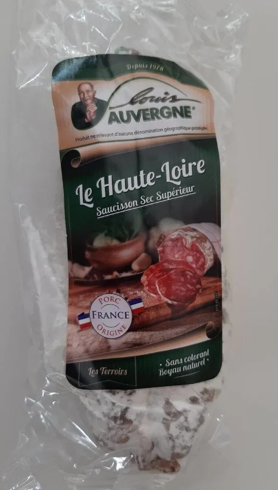 Saucisson sec le haute loire