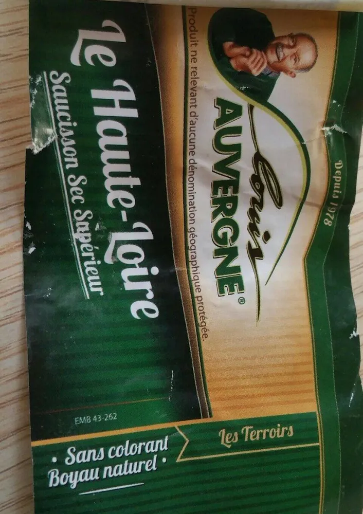 Saucisson sec supérieur haute-loire