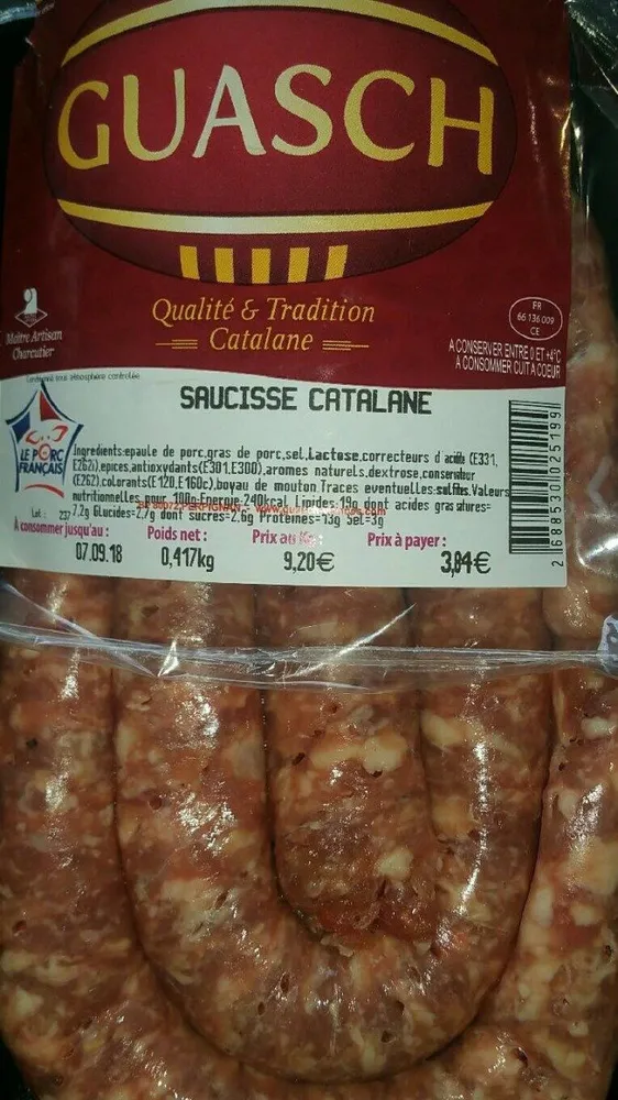 Saucisse Catalane