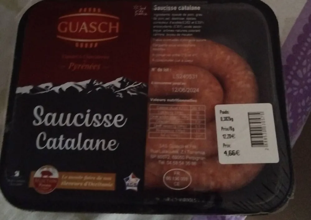 Saucisse catalane