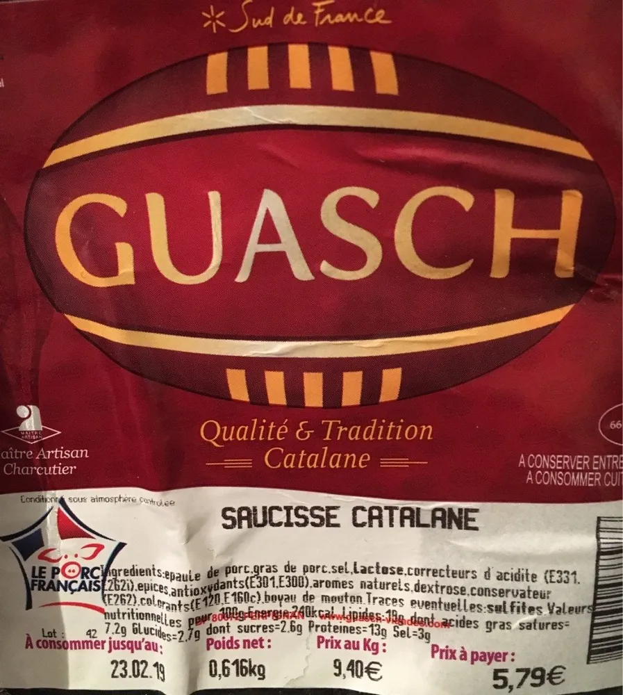 Saucisse catalane