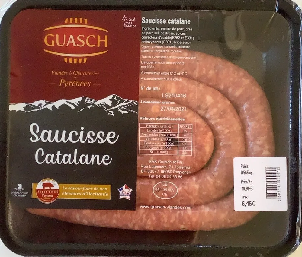Saucisse catalane