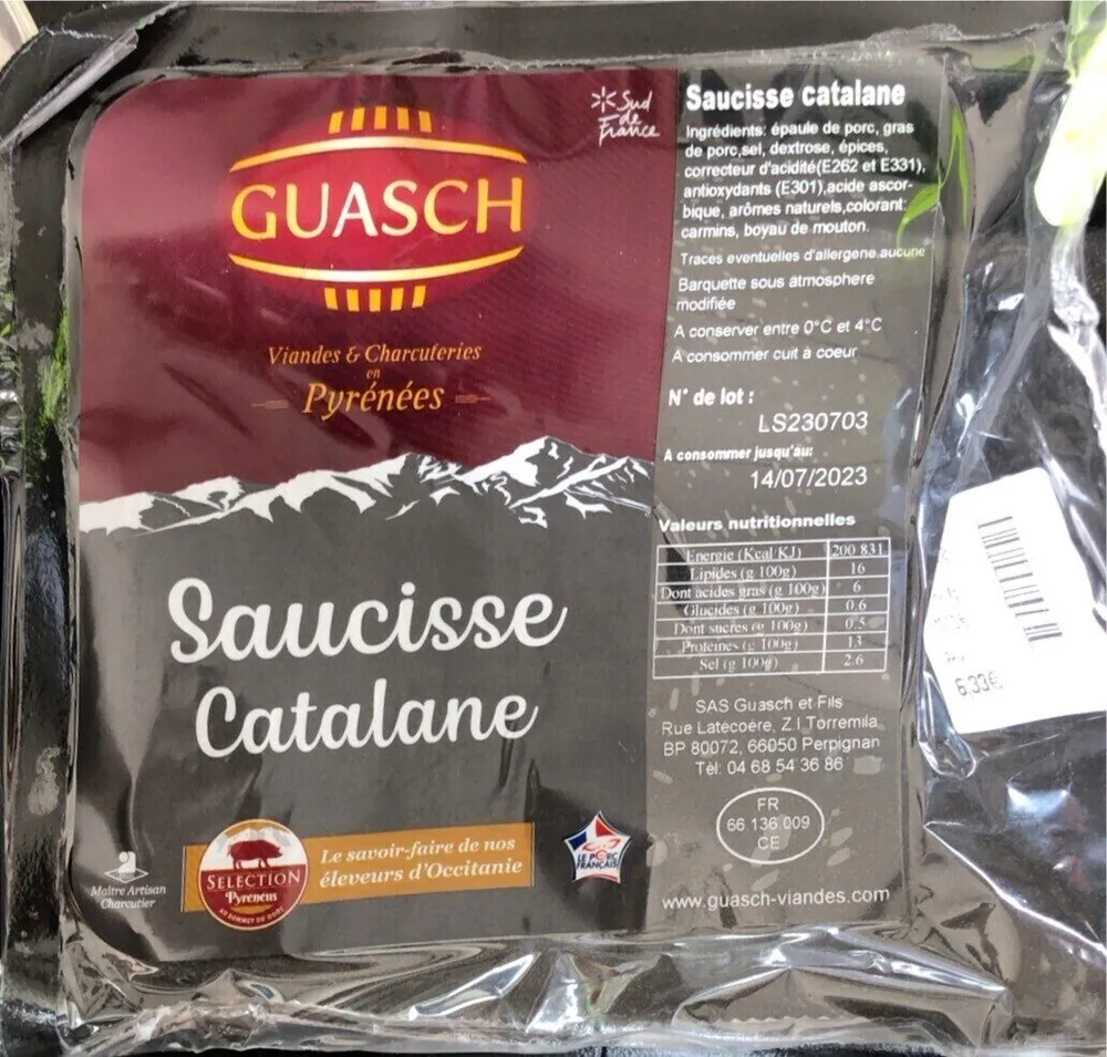 Saucisse Catalane