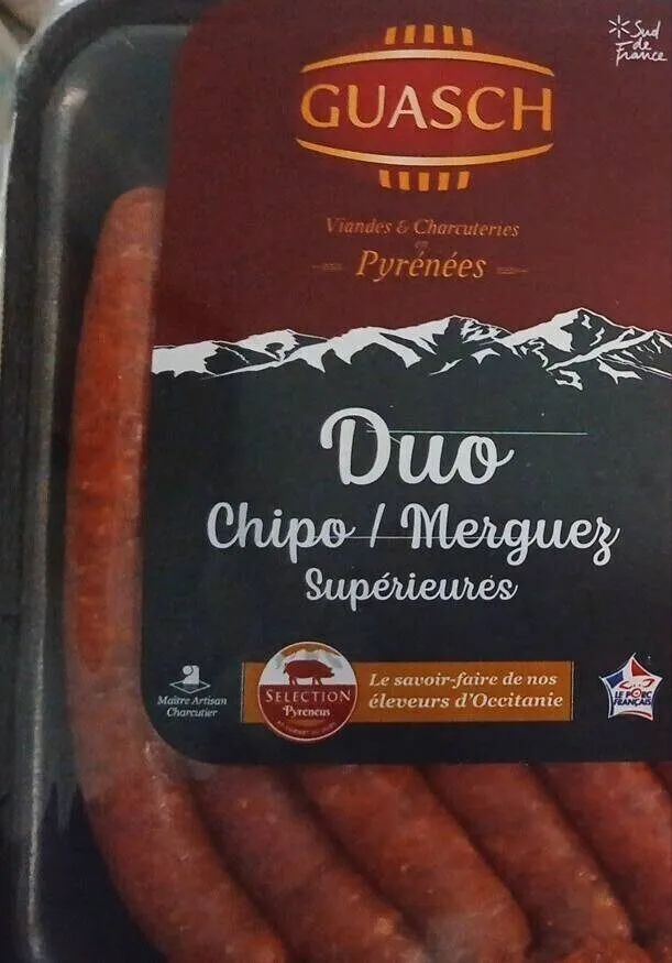 Duo chipo/merguez supérieures