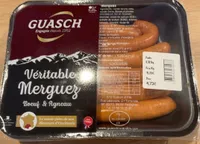 Véritable merguez boeuf & agneau