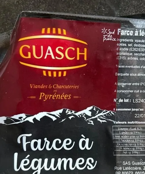 Farce à légumes