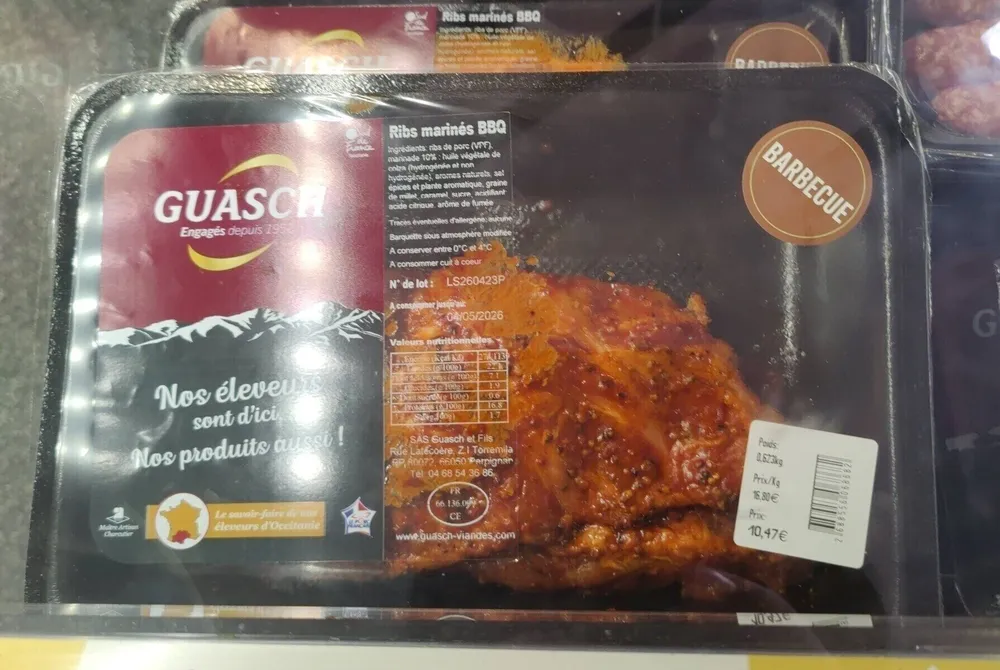 Ribs marinés BBQ