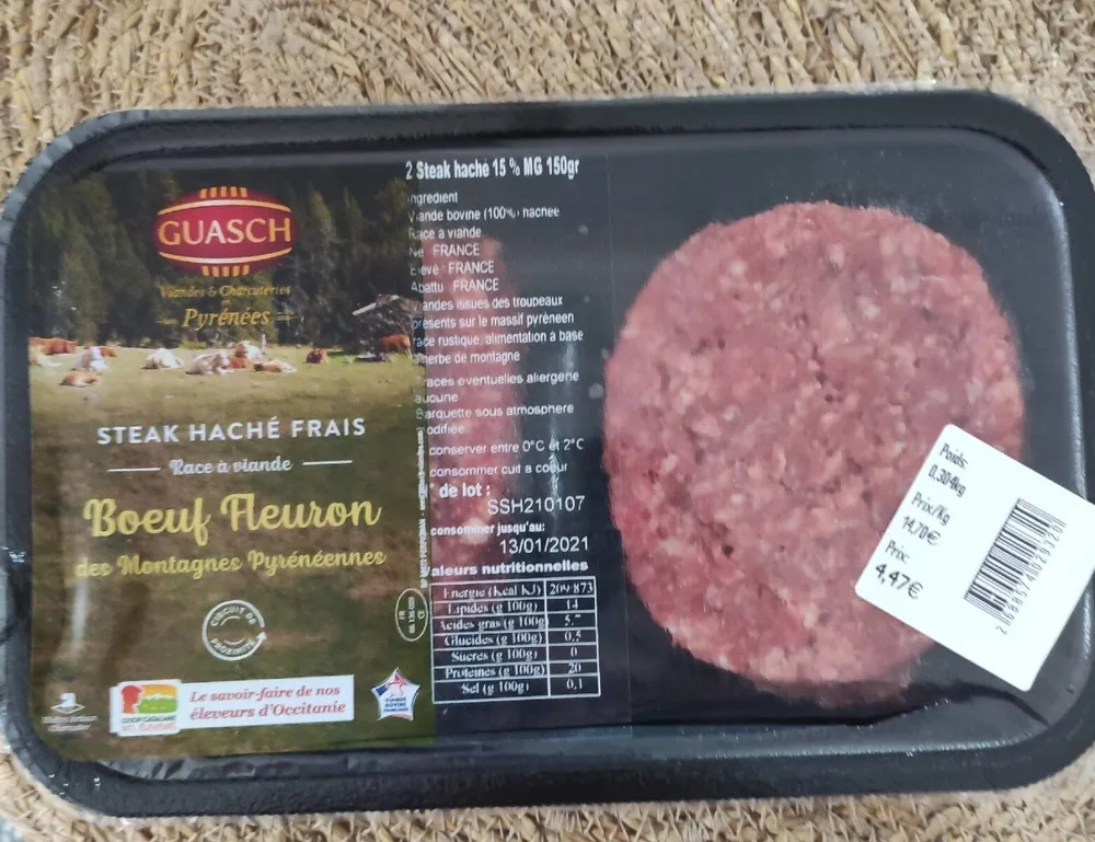 Steak haché frais