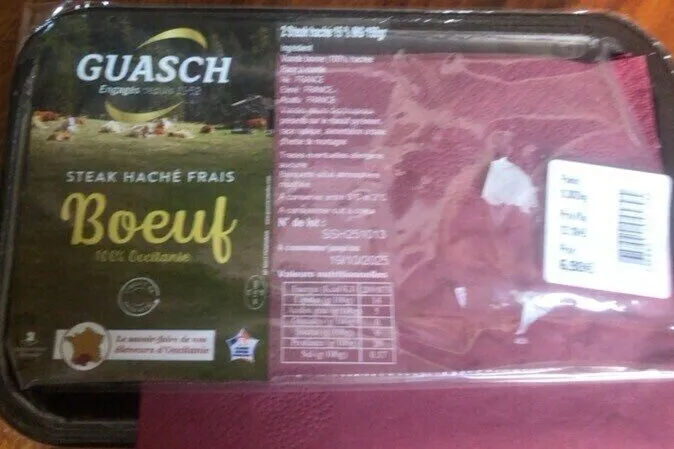 Steak haché frais bœuf